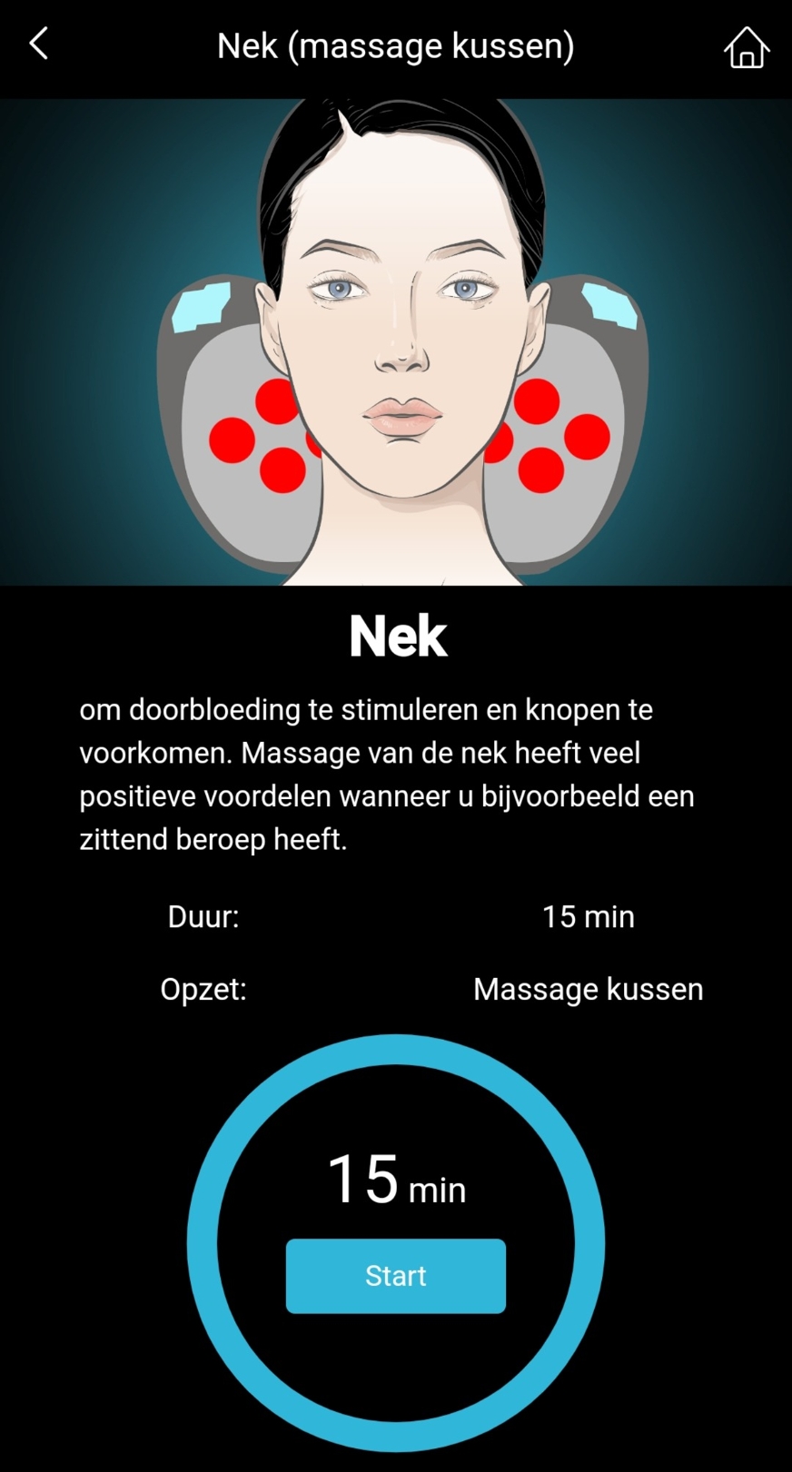 Sanbo Massagekussen nek